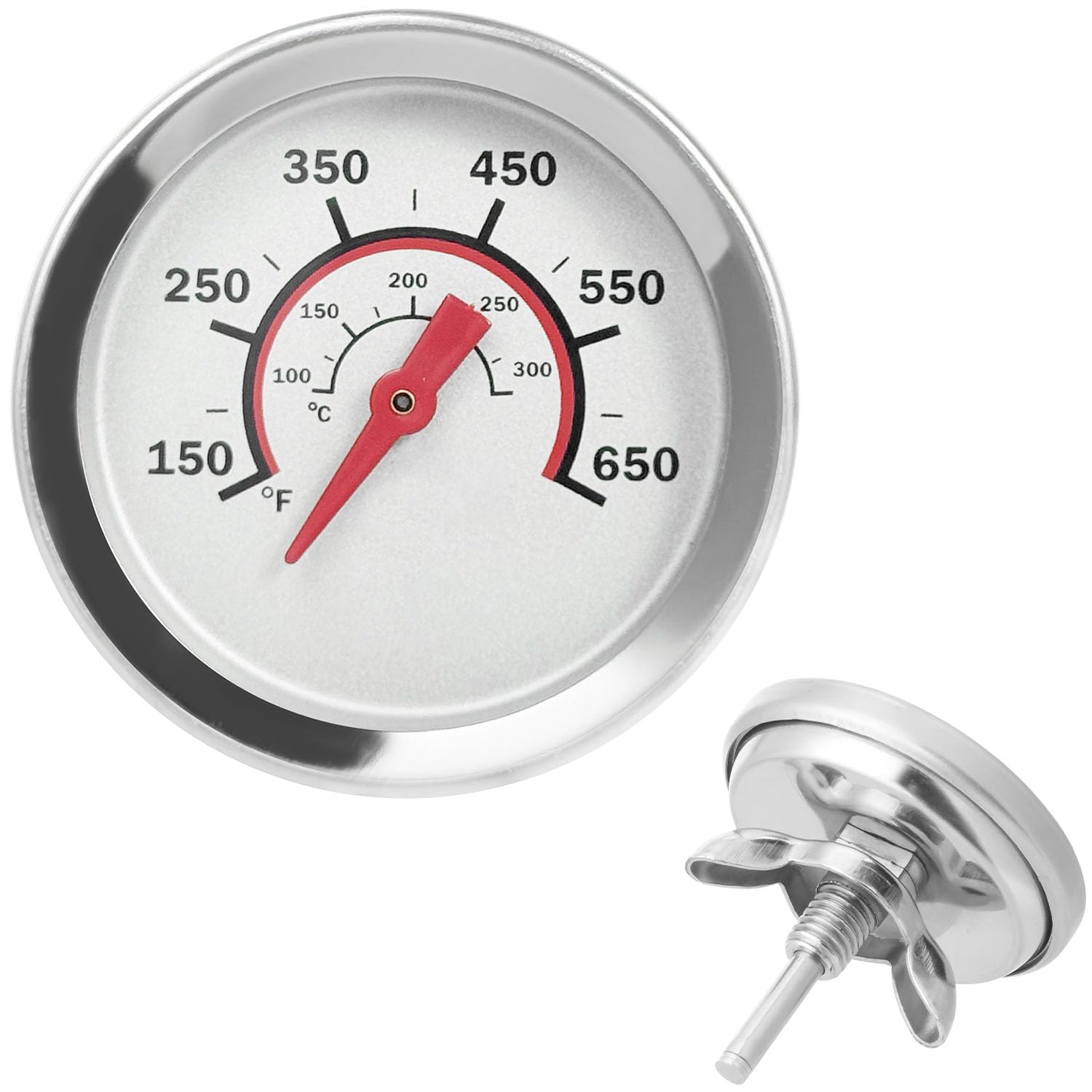 Photo 1 of 1.8'' Lid Temperature Gauge for Charbroil Grill Replacement Parts, Thermometer for Char-Broil Advantage, Tru-Infrared Performance Series 463625217 463229521 463238218 G432-8L00-W1 Heat Indicator