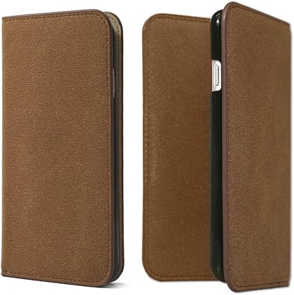 Amazon Iphone 12 ケース 手帳型 Iphone12 アイフォン スマホケース ブラウン スエード ケース カバー 通販