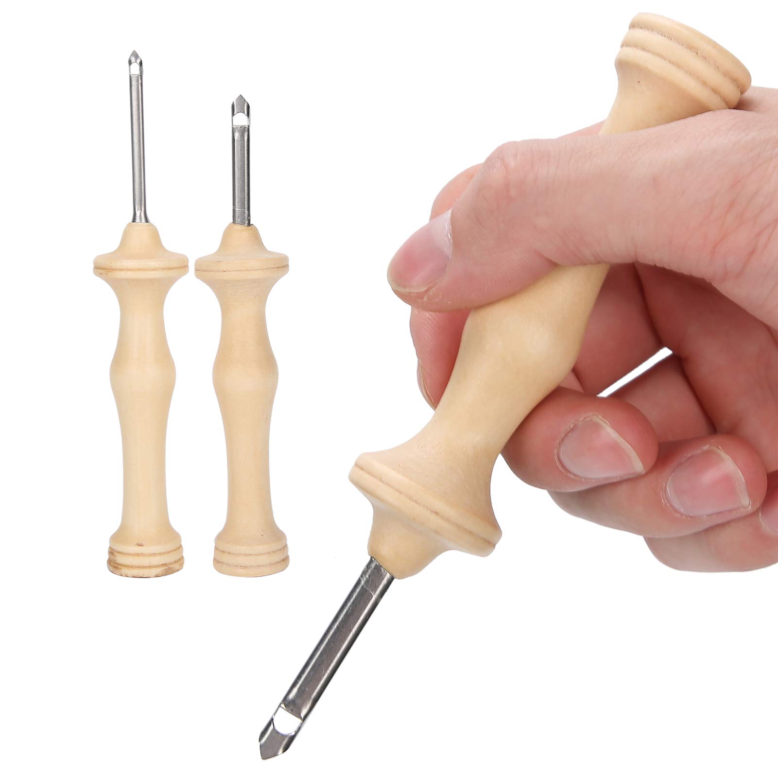 Clasken Punch Needle Set, Wooden Punch Needle Embroidery Pens for DIY Crafts & Home Decor