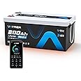 VATRER POWER 24V 200AH Bluetooth Low/High Temp Cutoff LiFePO4 Lithium Battery with Self-Heating, Built-in 200A BMS, Rechargeable Battery with 5.12kW for RV/Camper, Solar Home & Off-Grid Setup, Backup