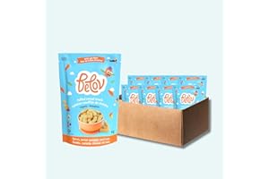 Belov Puffed Cereal Snack, 8 Pack, 42g Each, 336g Total (Carrot Sweet Potato Kale)