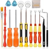 E.Durable Nintendo Screwdriver Set 18 in 1 Professional Full Tri wing Security Screwdrivers Gamebit Repair Tool Kit for Ninte