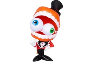 Amazing Digital Circus Officially Licensed Caine Vinyl Figure, Quality 4"/10.1 CM Boxed Collectible Figure With Yapping Jaw A