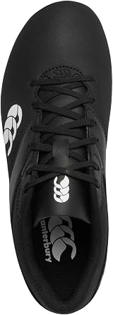 Canterbury Phoenix Raze Junior Soft Ground Rugby Boots Black White 4 view 3