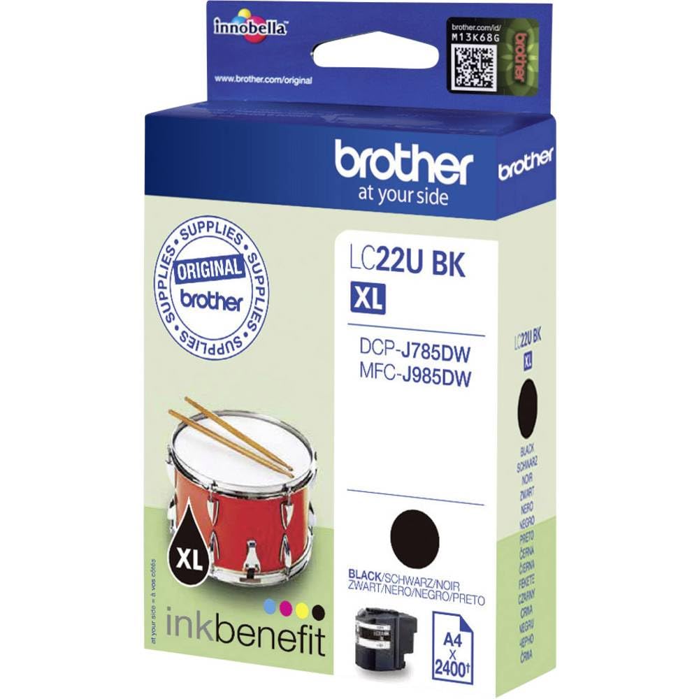 Brother LC22UBK Ink Toner Cartridge for MFCJ985DW - Black