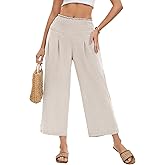 TLJIANG Womens Pants Wide Leg High Waisted Palazzo Pants Wide Leg Long Lounge Pant Trousers with Pocket