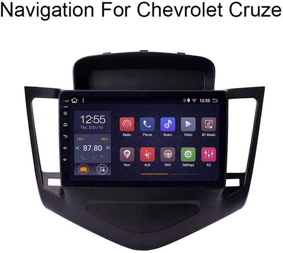 HWENJ Android 8.1 Car Stereo For Chevrolet Cruze 2009-2014,9 Inch In Dash Head Unit Single Din Auto Radio GPS Navigation Support Full RCA BT MirrorLink WIFI Car Auto Play TPMS DVR OBD2