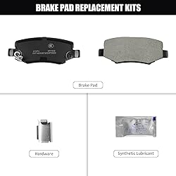 chaofei D1295 Ceramic Brake Pads Sets,4pcs Fit for