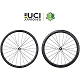 YOELEO クリンチャー/チューブレス カーボンホイール ディスクブレーキ専用（制動軌道無）(PRO) 採用DT Swiss 240s/350 ストレートプル SHIMANO(シマノ)/SRAM(スラム)XDR/CAMPAGNOLO(カンパニョーロ)用 Sapim スポーク(CX-RAY)用 前後セット