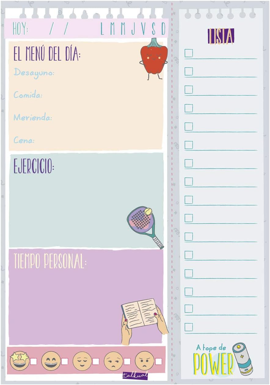 Finocam - Talkual Daily Planner Personal Spanish, weiß - Image 5