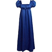 Amazon.com: Regency Dresses for Women Bridgerton Dress Jane Austen Ball Gown  Empire Waist (Blue, US4) : Clothing, Shoes & Jewelry