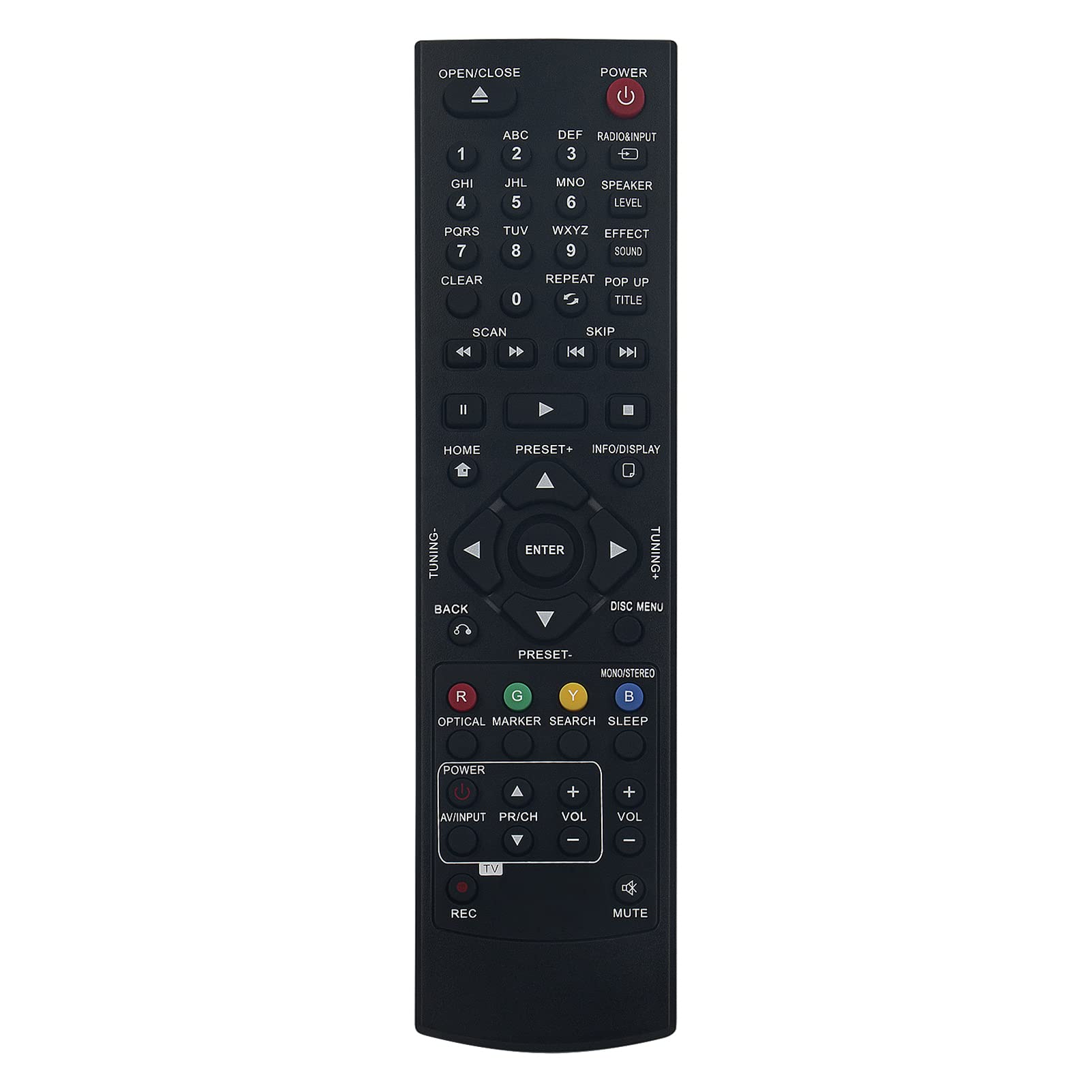 VINABTY AKB73355601 Replacement Remote Compatible with LG Blu-ray Smart 3D Home Theater HB906SCPR LHB976 HX551 HX906TA HX561 HX771 HX721 HX906SB HX906PA HX976TZW SH96SB-F SH96TA-S SH96TA-W96 HB906TAW