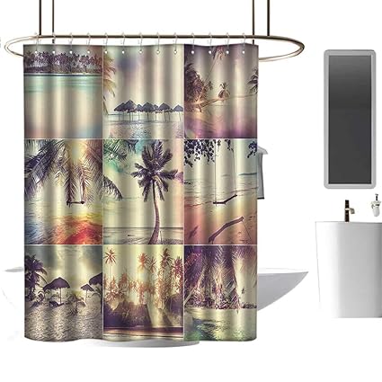Amazon Com Shower Curtains Fabric Home Decor Collection Tropical