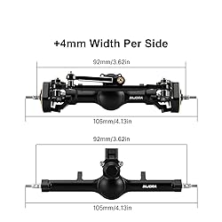 INJORA +4mm Planet Axles with Double Joint Shafts