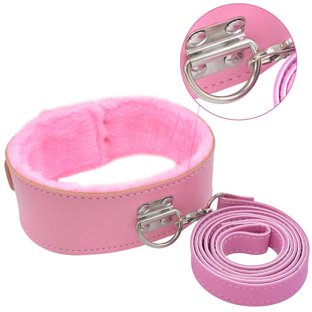 8PCS Bett Bondage Kit Handfesseln und Nylonband SM-Spiel Spielzeug Handmanschette Neopren Fußfesseln Fesseln und Nippelklemmen