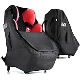 Jenen Jnzen Car Seat Travel Bag With Wheels Car Seat Airplane Bag Padded Car Seat Travel Bag Car Seat Travel Cover Car Seat T