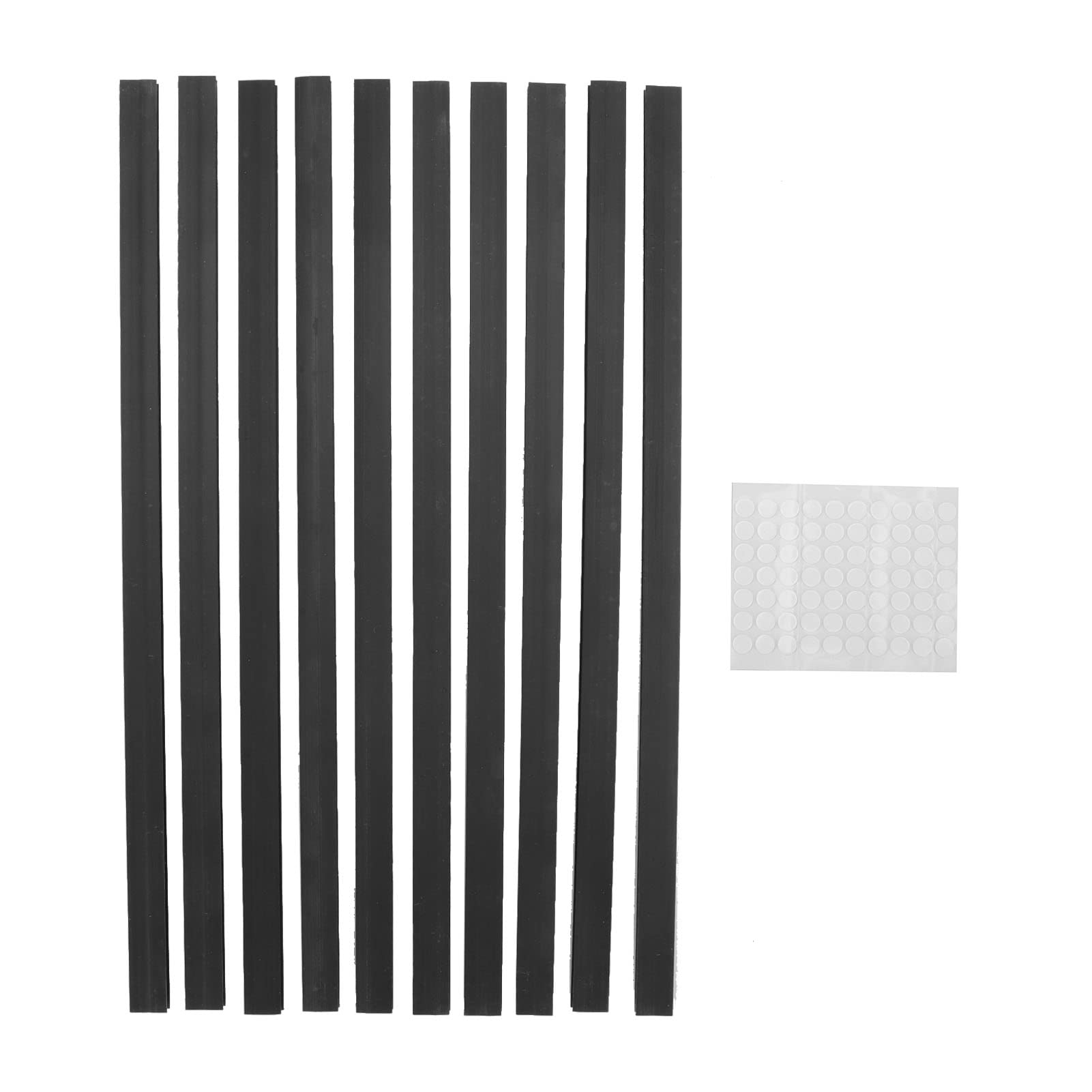 10 Bracket Rod Coffee Pod Holder with Sticker,Coffee Pods Holder Storage, Coffee Holder Under Cabinet Shelf Suitable to Be Mounted Vertically or Horizontally on Walls or Under Cabinets(Black)