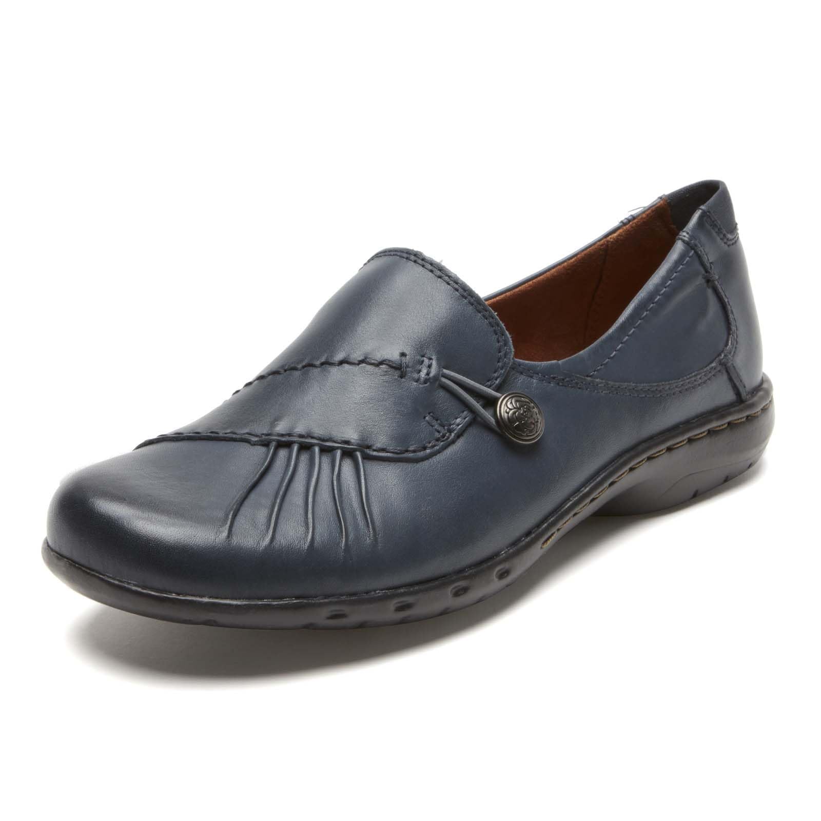 Cobb Hill Paulette Womens Slip On 7 CD US Navy