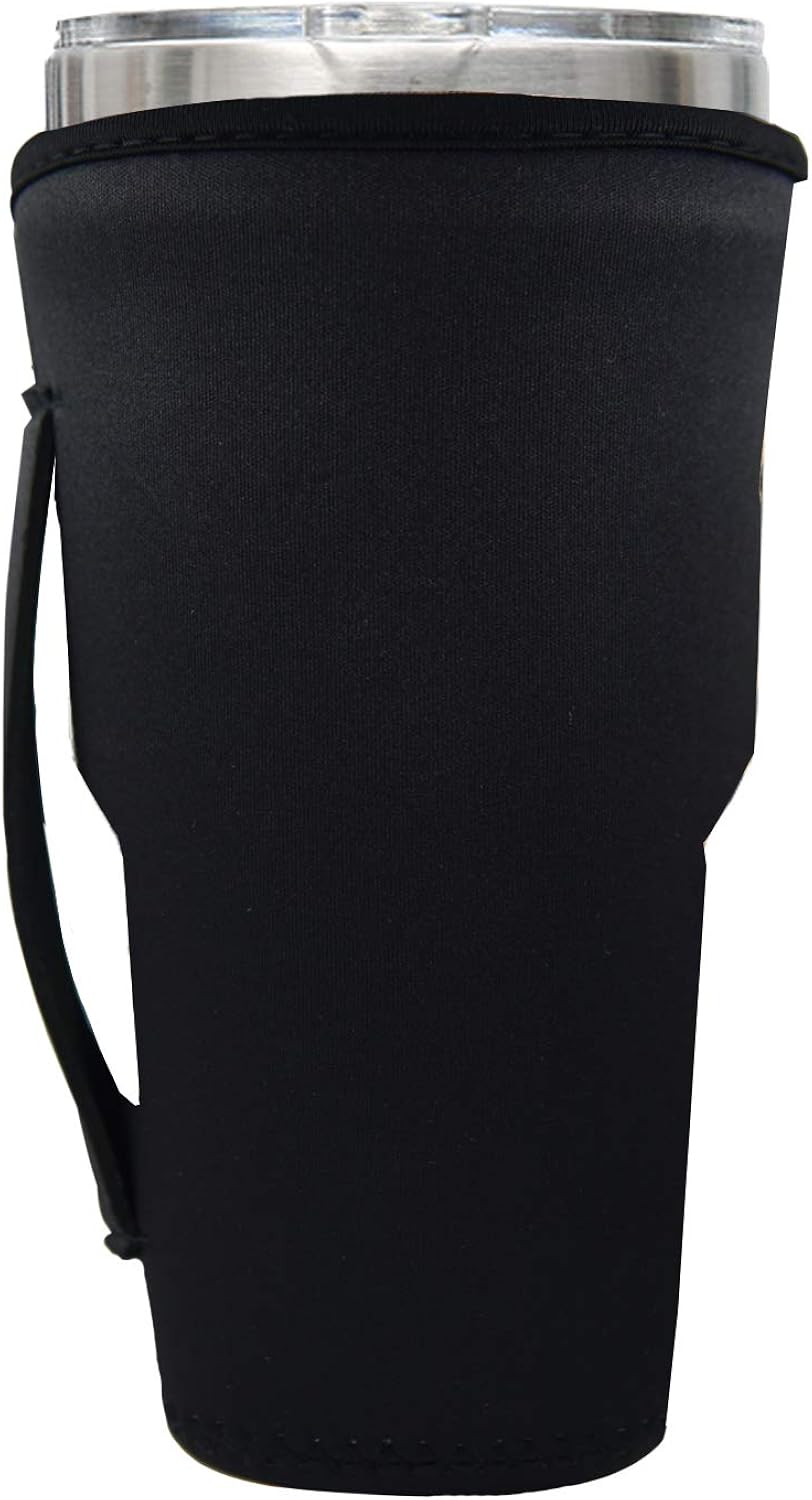 Amazon.com: Reusable Neoprene Iced Coffee Cup Sleeve Neoprene Insulated