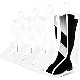 CiBiZi Clear Boot Bags Organizer for Travel Waterproof Cowboy Boots Bag Portable Shoe Travel Bag for Women Hangable Ski Boot Bag Dust-free Tall Boot Storage Bag (4Big-White)