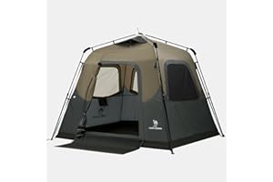 CAMEL CROWN Instant Tents for Camping 4-6 Person Tent Waterproof Easy Setup Sets Up in 60 Seconds Backpacking Tents with Carry Bag for Outdoor Hiking