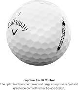 Callaway Warbird 24 Ball Pack White Golf Balls Distance HX Aerodynamics view 3