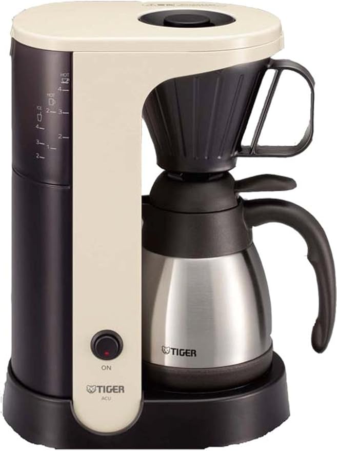 TIGER vacuum coffee maker stainless steel 4 Server sensors