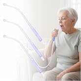 Yankauer Suction Tip, 6.3 in Oral Suction Handle with Vent Control, Rigid Suction Tube for Dental or Clinic Suction System, 3 Pcs