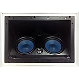 5252AC Silver Ticket in-Ceiling Speaker with Pivoting Full Speaker Adjustable Angle Woofers and Tweeter (Dual 5.25 Inch in-Ceiling Center Channel)