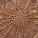 MOTINA Handmade Woven Hanging Basket Natural Wicker Handed Storage Basket for Home Garden Wedding Wall Decorations