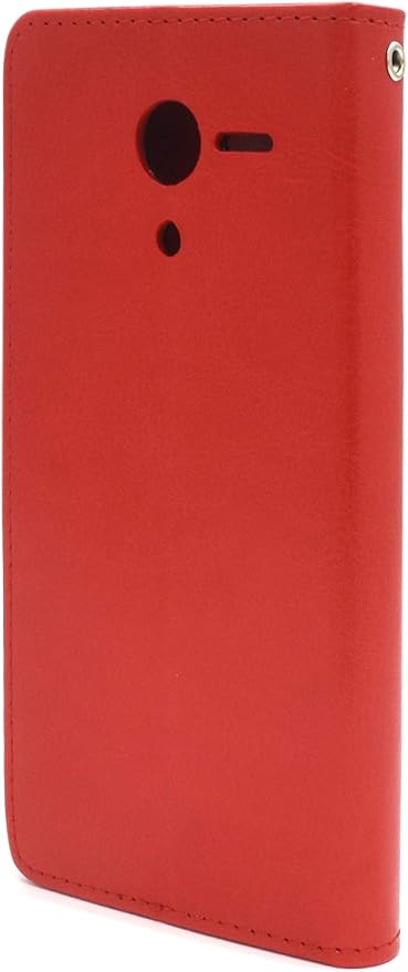 Amazon Plata Digno F Digno E 503kc ケース 手帳型 ディグノ カラー レザー スタンド ケース ポーチ 手帳 カバー レッド 赤 あか Red Y503kc 77rd プラタ 家電 カメラ