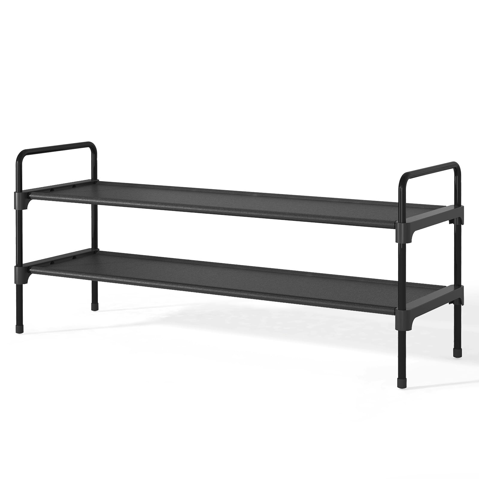 Photo 1 of **FOR PARTS ONLY/ MISSING PIECES** Kitsure Shoe Rack for Closet, Sturdy and Long-Lasting Shoe Shelf, Shoe Rack for Entryway, Personalized DIY Shoe Organizer, Shoe Rack Organizer for Space-Saving, 36.2" x 11.8" x 16.5", Black