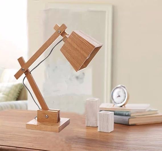 Qmpzg Holzerne Lampen Holz Hund Lampe Holz Lampe Amazon De Beleuchtung