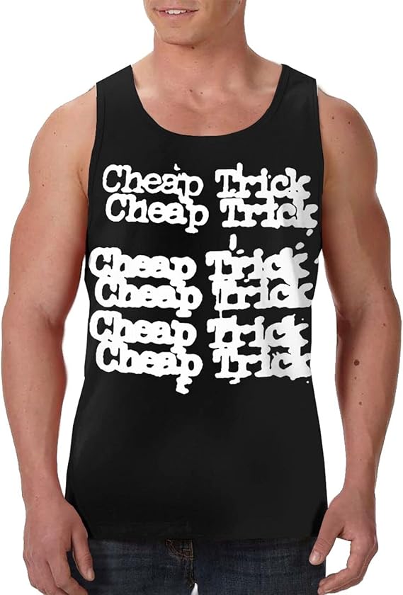 Amazon Co Jp Cheap Trickチープ トリック タンクトップ メンズ ノースリーブシャツ インナー 動きやすい タンクトップ Tシャツ 袖なし 夏 肌着 トレーニングウェア 筋トレ スポーツウェア 吸水速乾 オールシーズン 服 ファッション小物