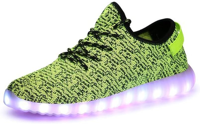 Amazon Leawin Ledスニーカー 16年モデル 夏 通気 発光シューズ メンズ レディース Usb充電 光るシューズ Leawin スニーカー