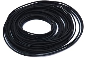 CYIWHI Rubber Belt DVD/CD Cassette Recorder Repair Maintenance Mix Cassette Rubber Square Belt Black(60PCS) 1