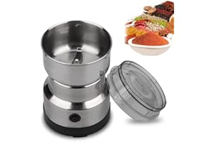 Multifunctional Crushing Machine, Mini Electric Coffee Grinder 4 Blades, Multifunctional Stainless Steel Grinder for Cereals,
