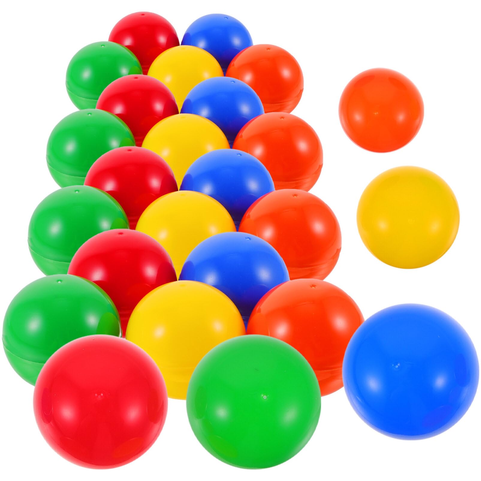 MAGICLULU Openable Raffle Balls 1.57 Inch Hollow Plastic Lottery Balls for Party Games Events Draws and Celebrations 25 Pack Lightweight Festival Supplies