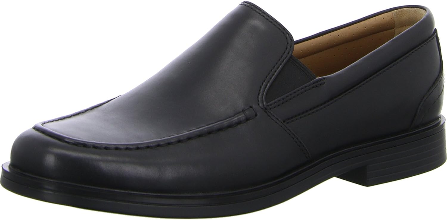 Mocassins Clarks Georgia Pour Femme - Cuir Noir Confortable Et Style Intemporel