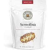 King Arthur Semolina Flour, Coarse Ground, High Protein Durum Wheat, Kosher, 3lbs,White
