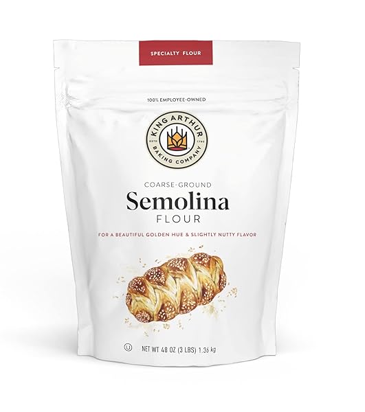 KING ARTHUR PREMIUM SEMOLINA FLOUR: COARSE GROUND, HIGH...