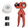 AGPtek&reg; Professional Nursery Grafting Tool Kit (red) w/ Pruner 2 Extra Blades and Free Grafting Tape