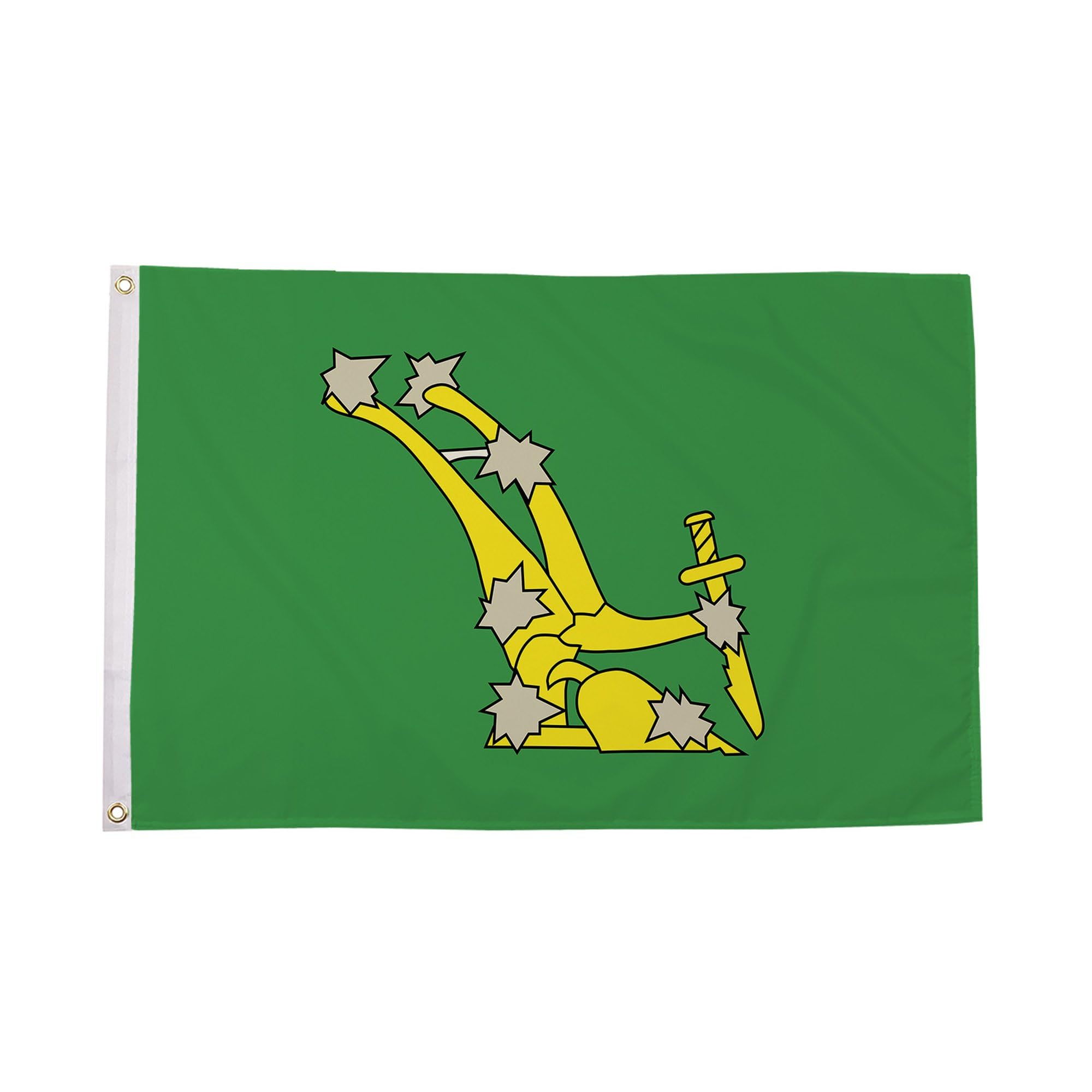 Starry Plough Green Flag 5ft x 3ft