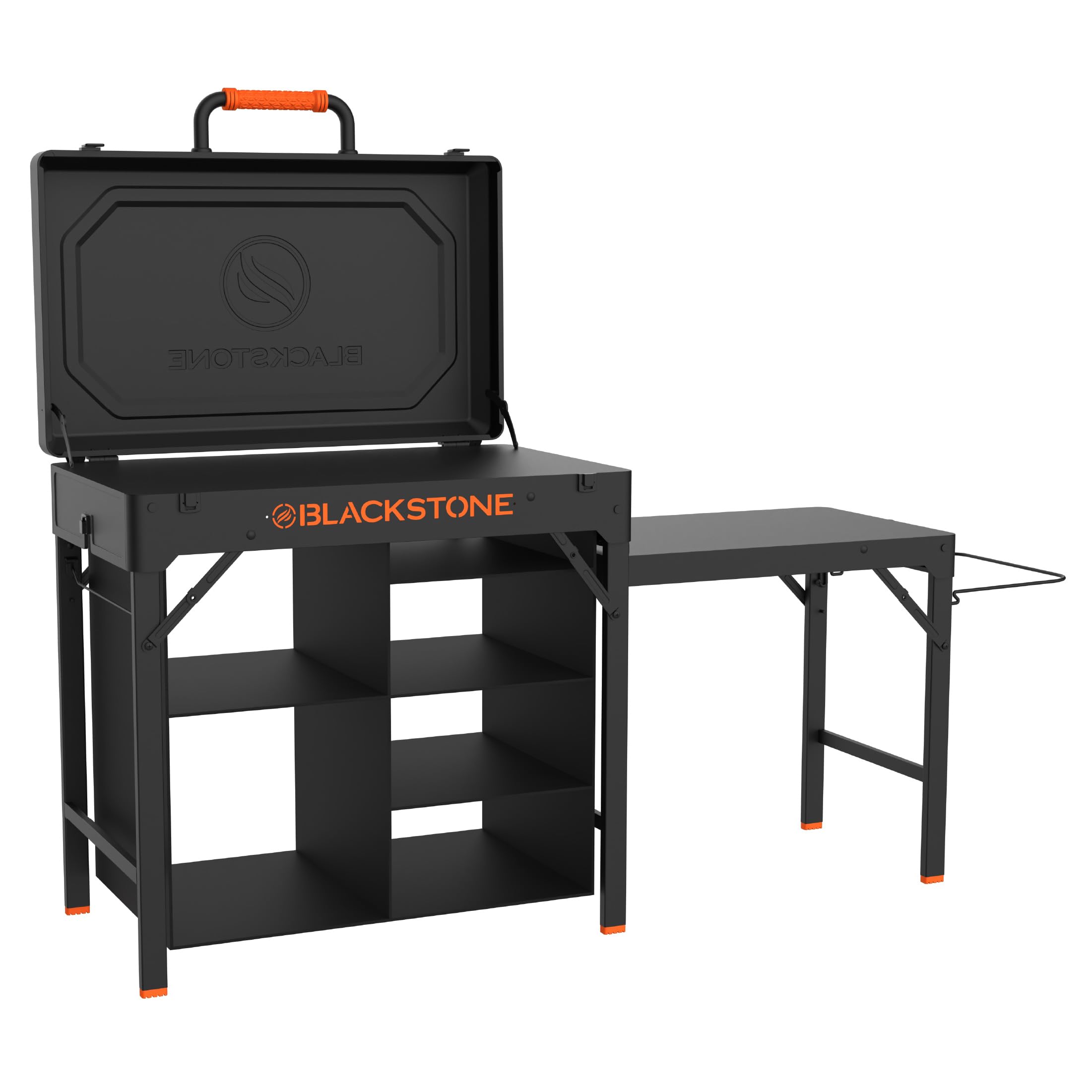 Photo 1 of Blackstone 2237 On-The-Go Prep Table with Collapsible Carry Case Design, Powder Coated Steel, Black