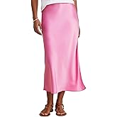 Vineyard Vines Womens Satin Midi Slip Skirt
