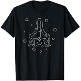 Atari Asteroids Style Logo Vintage Video Game T-Shirt