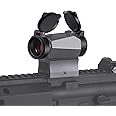 KEMIFON Red Dot Lens Cover 1x20mm Flip Up Red Dot Caps Optics Sight Protection Cover Compatible with Romeo5/28mm Diameter Outer Lips Red Dot Sights