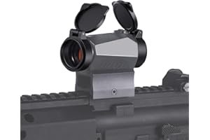 KEMIFON Flip-up Red Dot Lens Cover Black Protection Caps for Sig Sauer Romeo5 & Optics Sight with 28mm Diameter Ocular/Objective Lips
