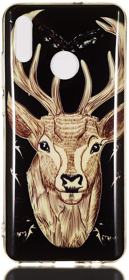 Luminous Case for Huawei Honor 10 Lite, Noctilucent Green Night Glow in The Dark Soft TPU Silicone Shell Rubber Anti-Shock Protective Case Cover-Luminous 11
