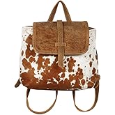 Myra Bag Cowprint Purse - Cowprint Bags for Women, Over The Shoulder Purse